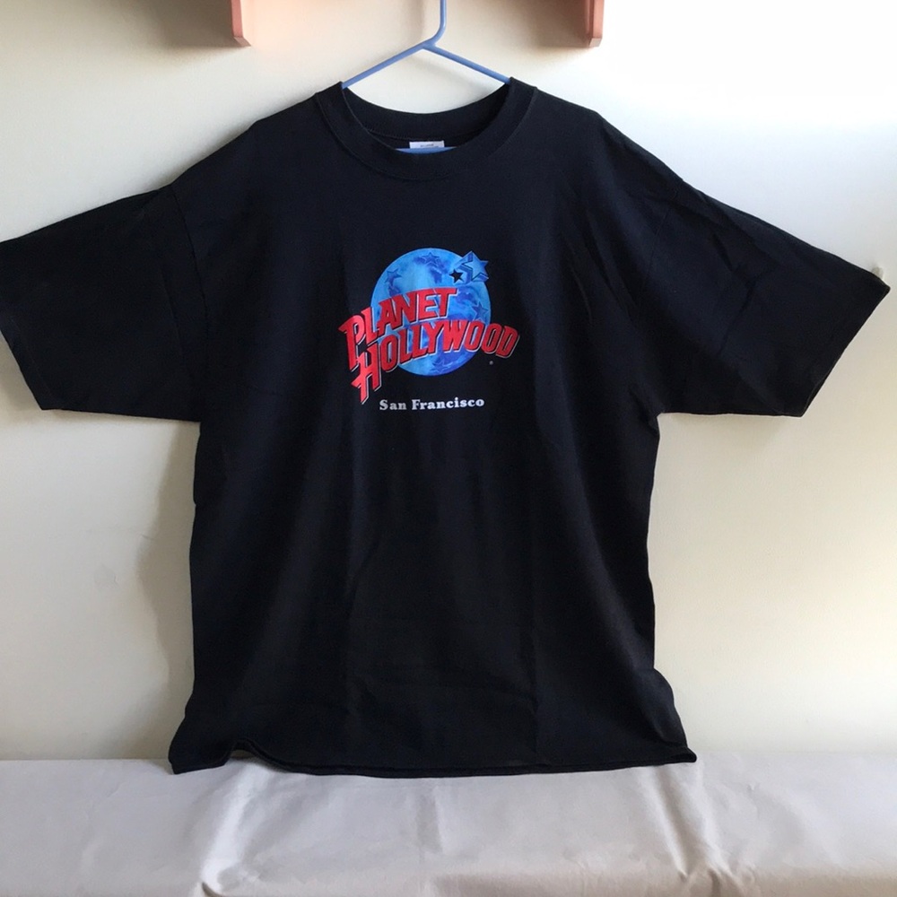 EUC Vintage Planet Hollywood tee size 3XL black cotton unworn plus size tee